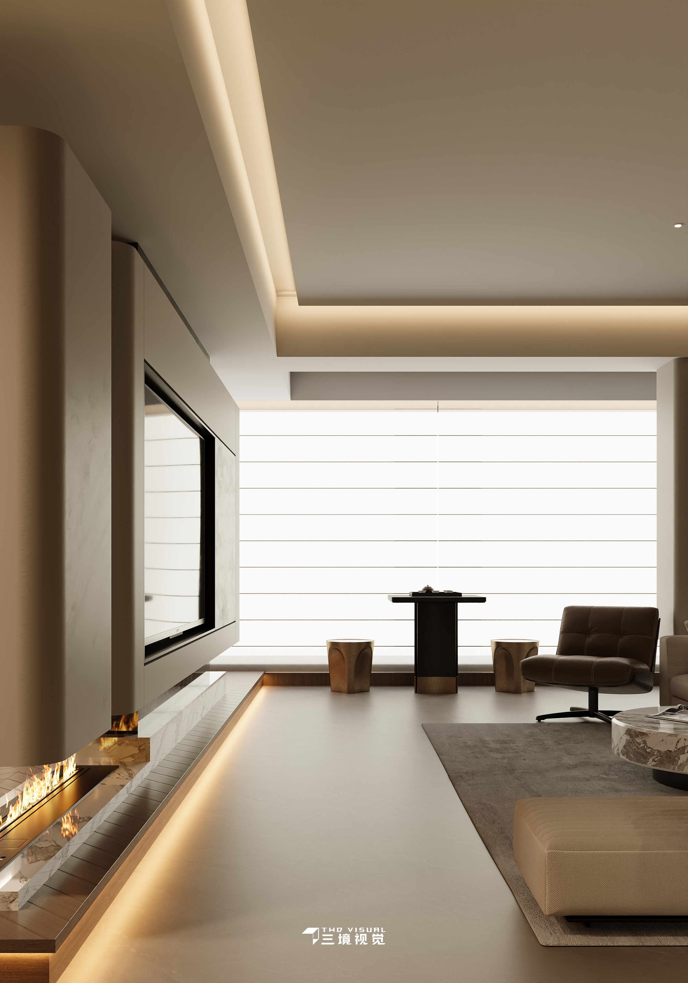 住宅-现代意式小户型设计-6