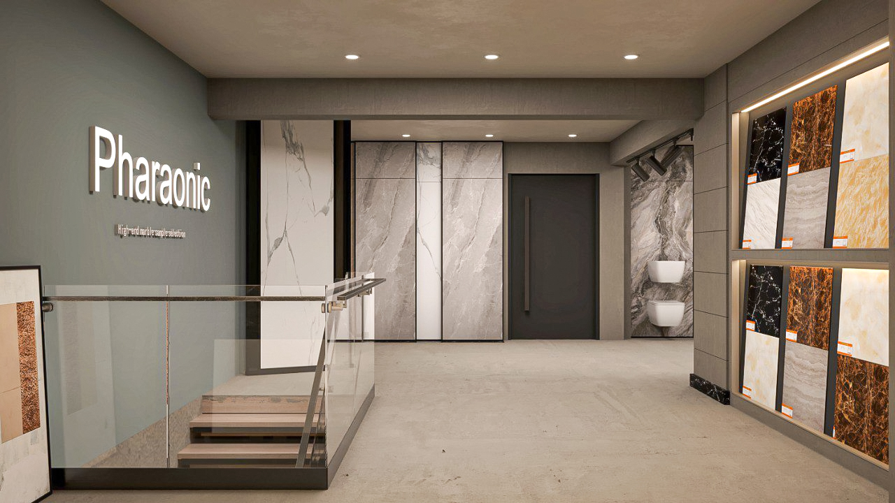 Ceramic exhibition design 材料展厅-1