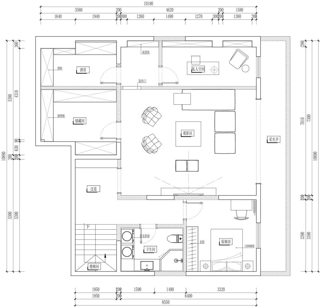 留香园 356㎡现代美式别墅-85