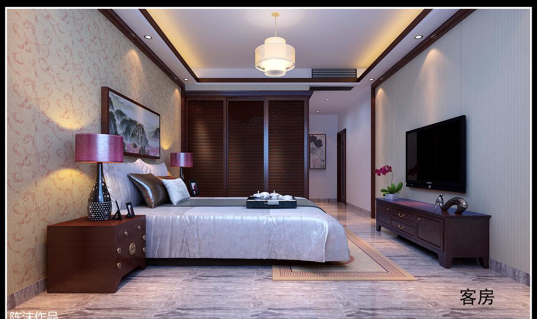 
中式风格别墅 -17