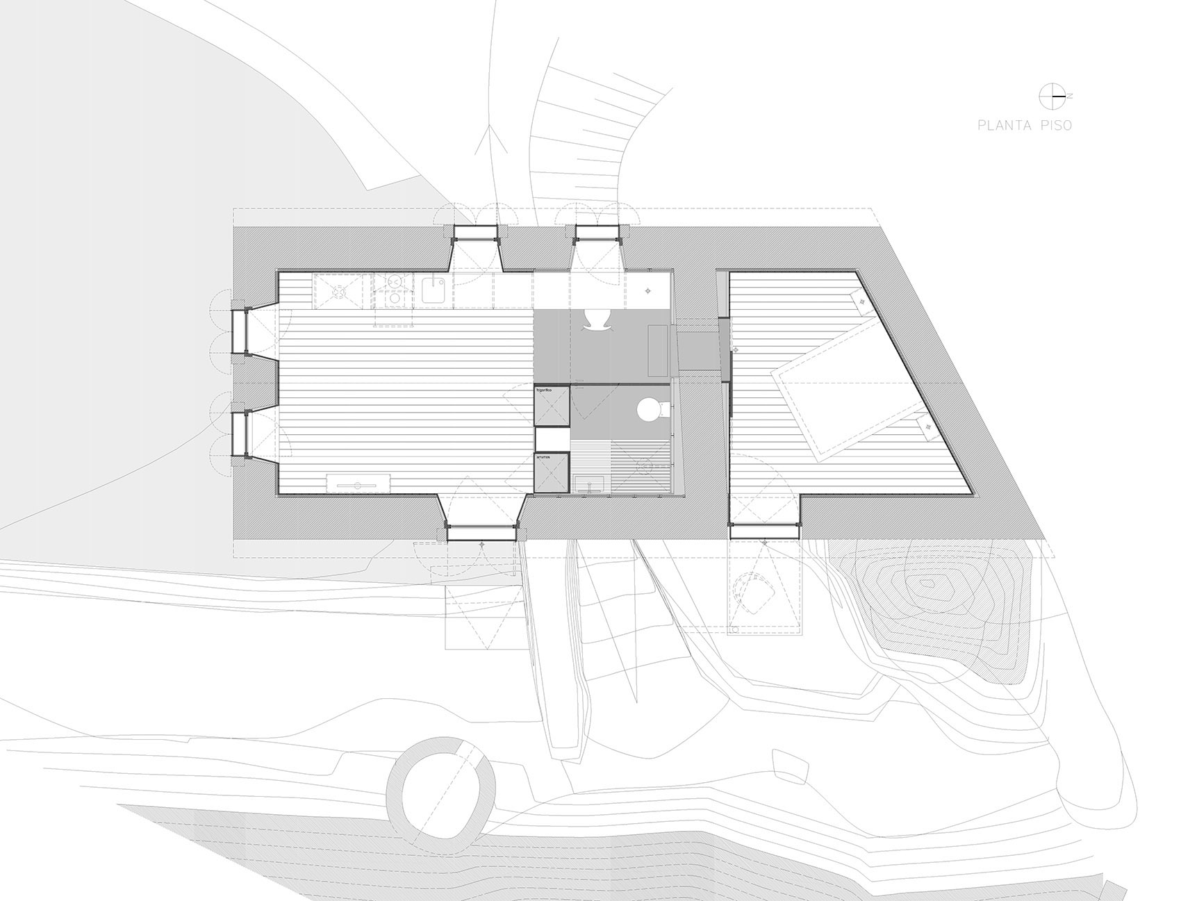 悬崖边的水磨坊民宿 / Bruno Lucas Dias Architecture-36
