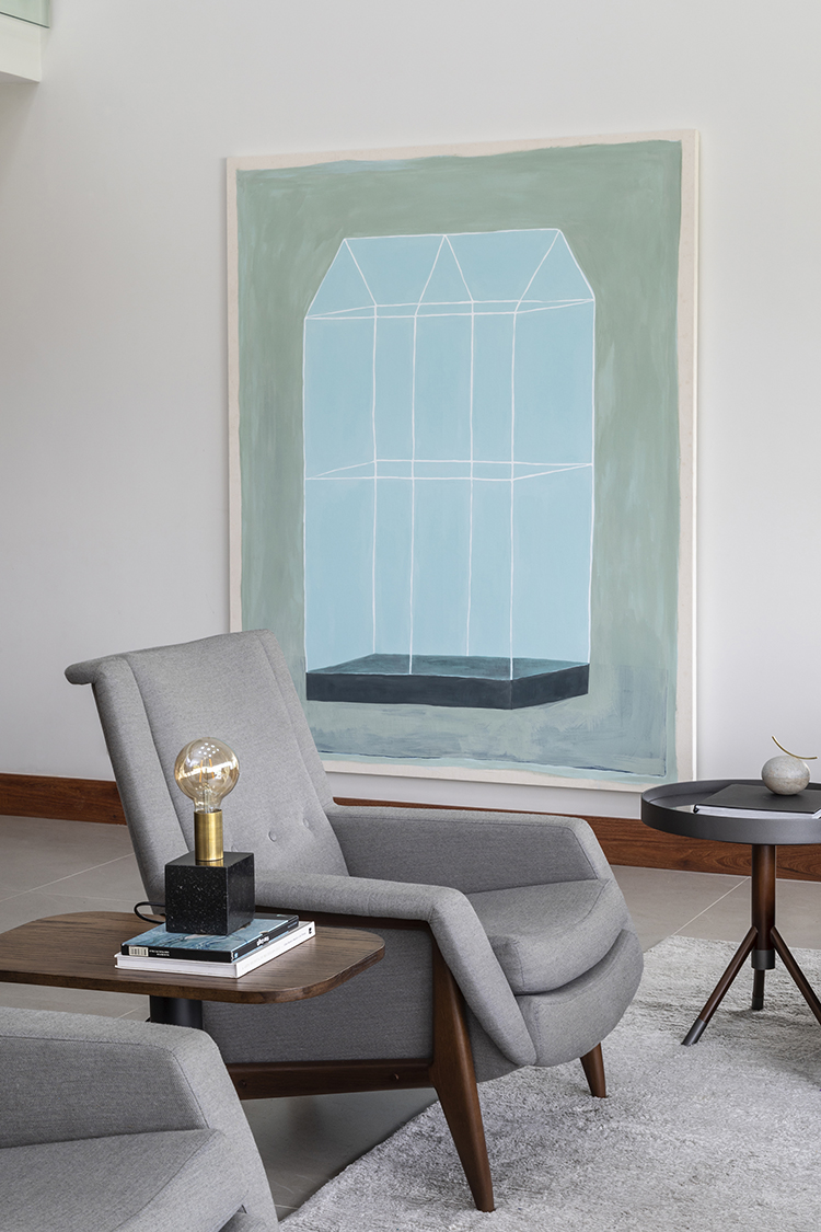 带高尔夫球场景观的住宅室内设计丨巴西圣保罗丨卡罗琳娜·加瓦（Carolina Gava）-31