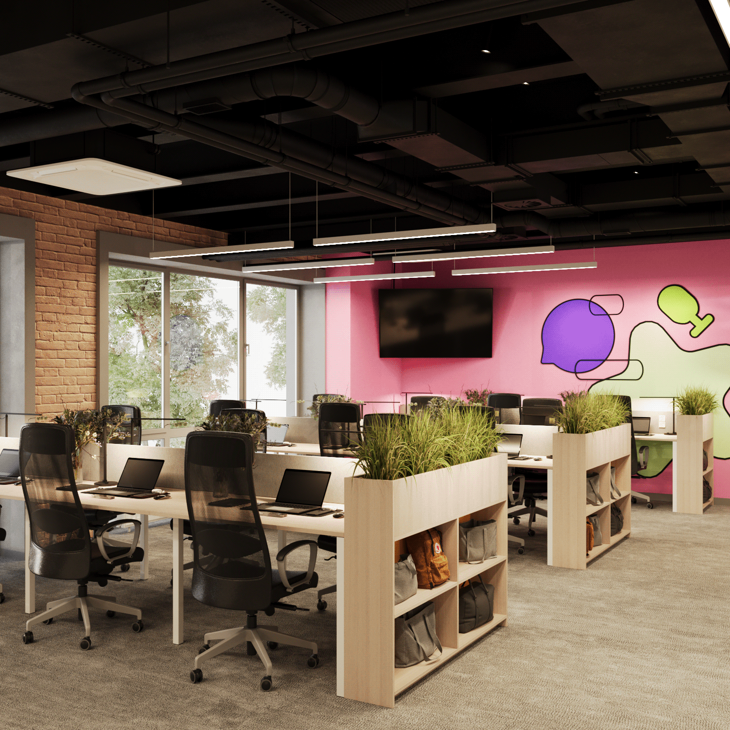 Kommo办公室4层设计丨俄罗斯莫斯科-11