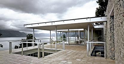 智利湖边生态住宅-9