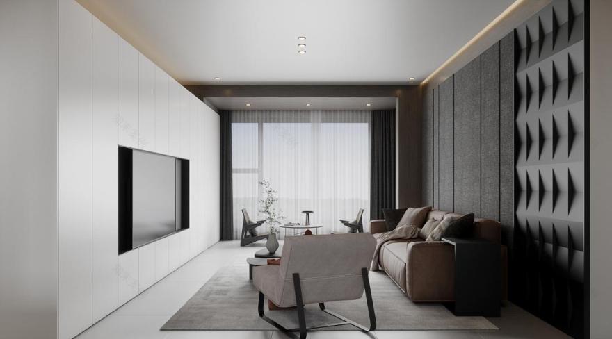 榆林壹号院平层空间设计丨中国榆林丨西安原也设计-14