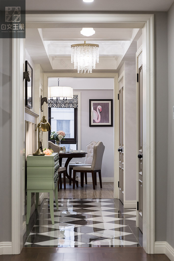 摩登美式轻奢【芳华】之家,打造实用与优雅并存的四室两厅-17