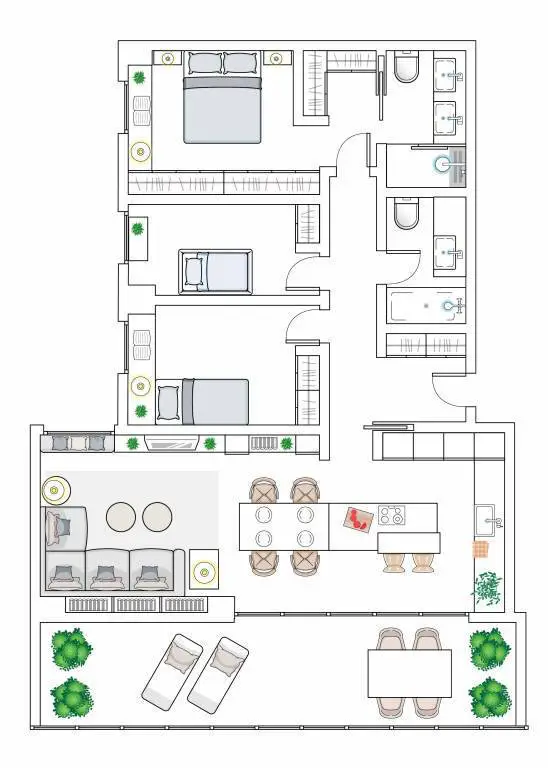 75m2 新婚夫妇公寓,设计师 Pia Capdevila 打造温馨舒适空间-11