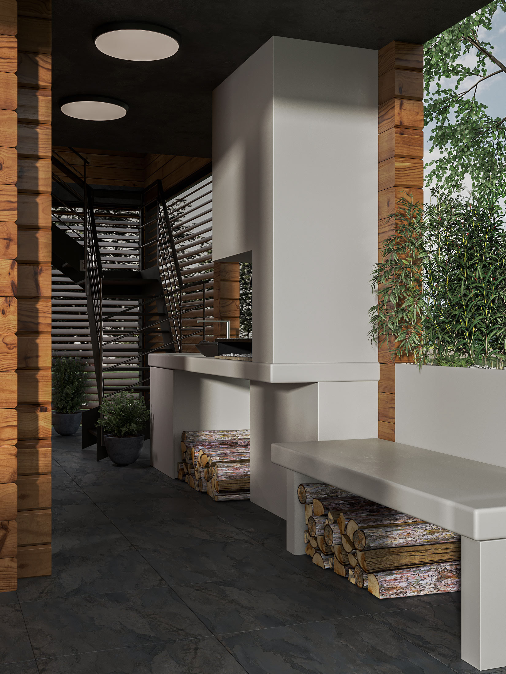 私人浴场放松区设计丨俄罗斯莫斯科丨JULIA SIDOROVA-17