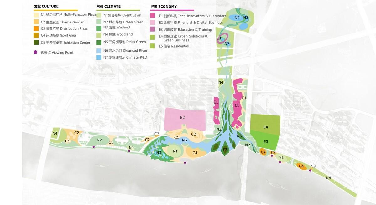 广州CBD南区新城市景观（大湾区新门户）设计丨中国广州丨德国安博戴水道,德国RSAA建筑事务所,庄子玉工作室-19