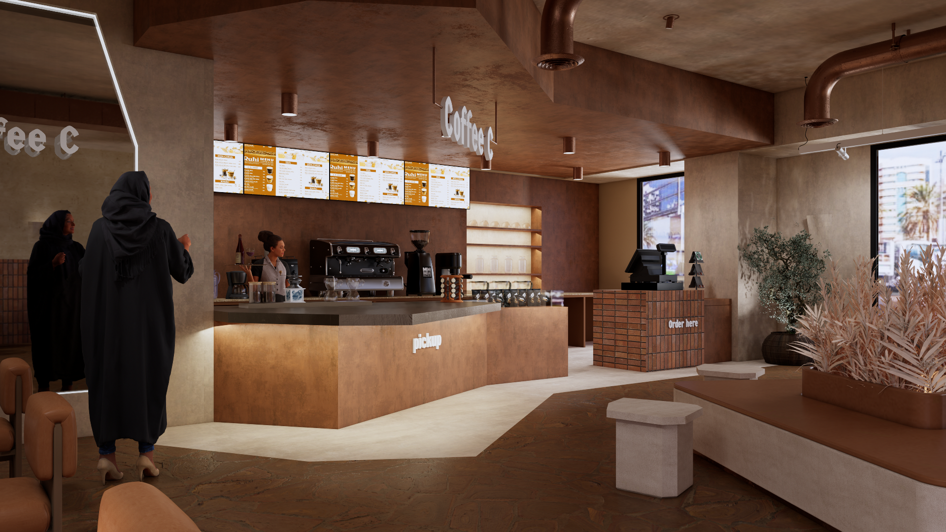 咖啡店丨沙特阿拉伯利雅得-8