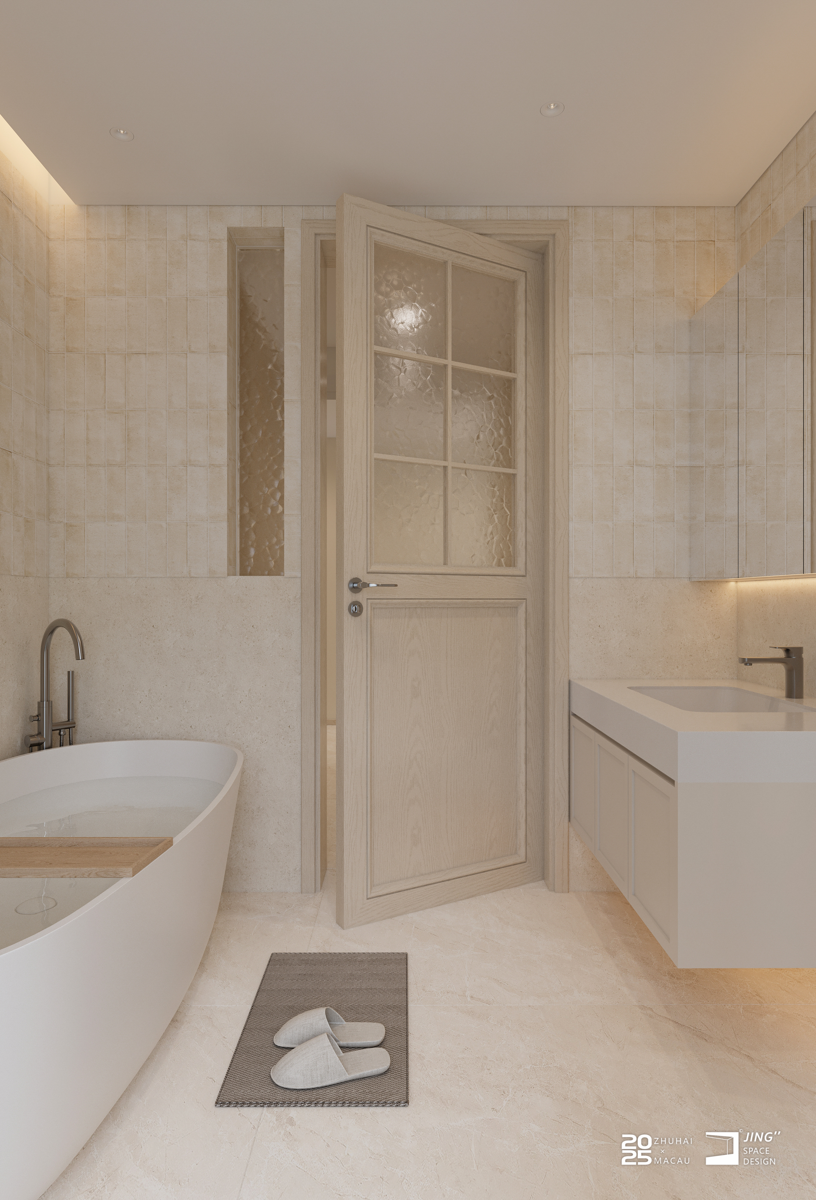 轻法式自然风大平层设计-22