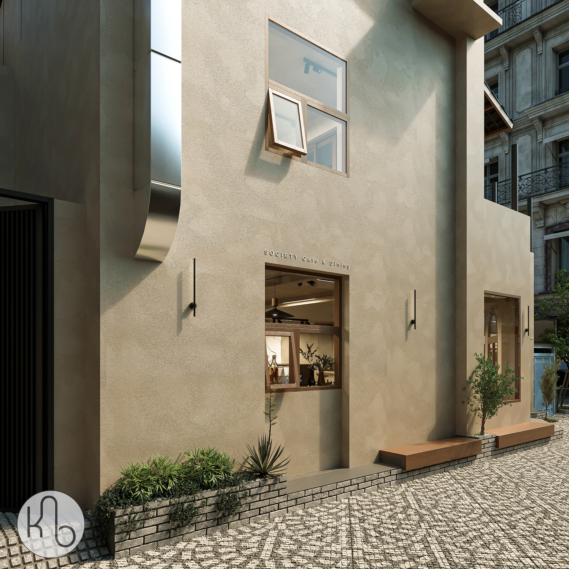 社会咖啡馆和餐厅丨越南胡志明市丨K&Bstudio-14