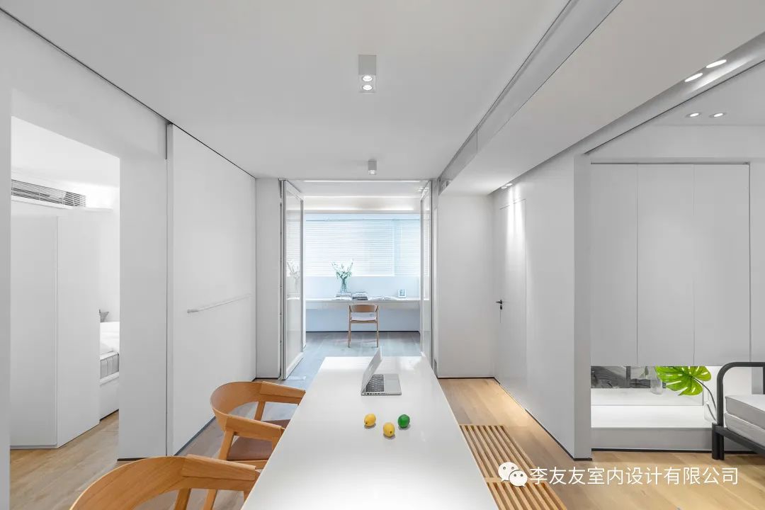 巧妙运用苏州园林的游园动线,打造流动美学空间的极小户型-26