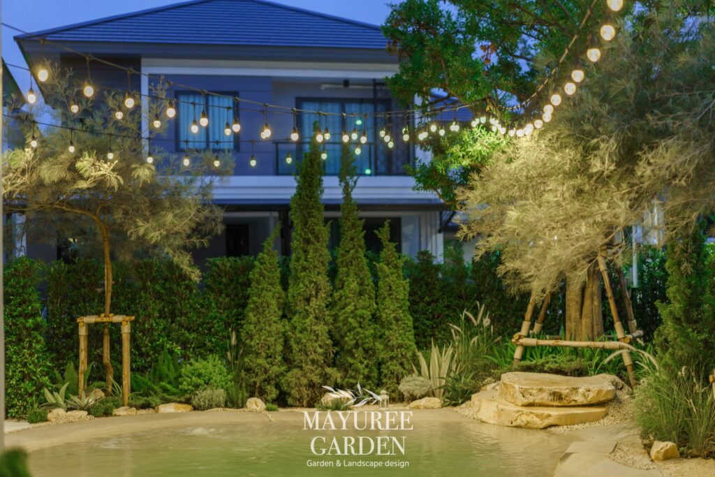 营造海滩氛围的家庭花园设计丨Mayuree Garden-39