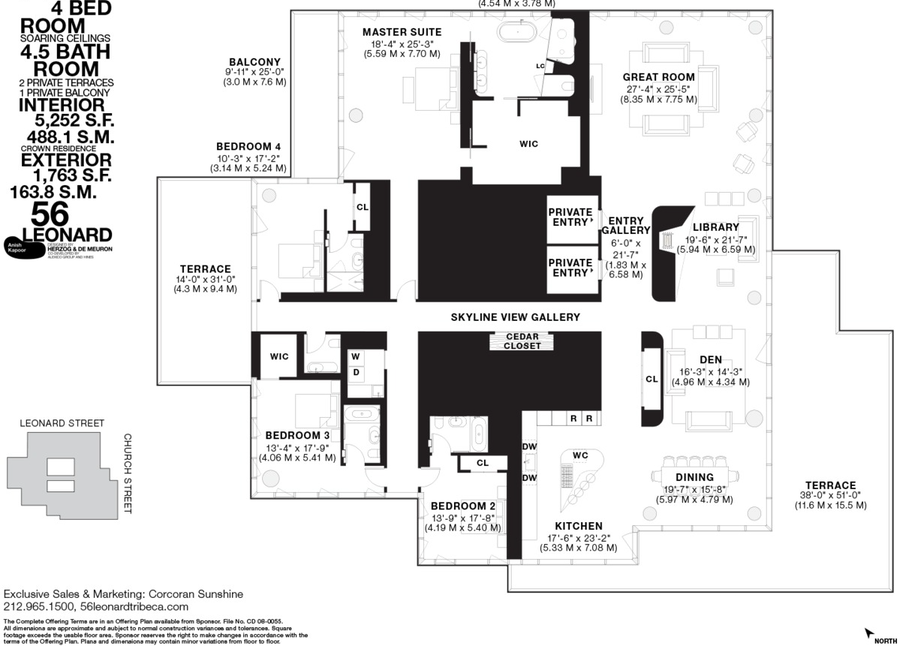 Herzog＆de Meuron设计--56 Leonard Penthouse顶层公寓-67