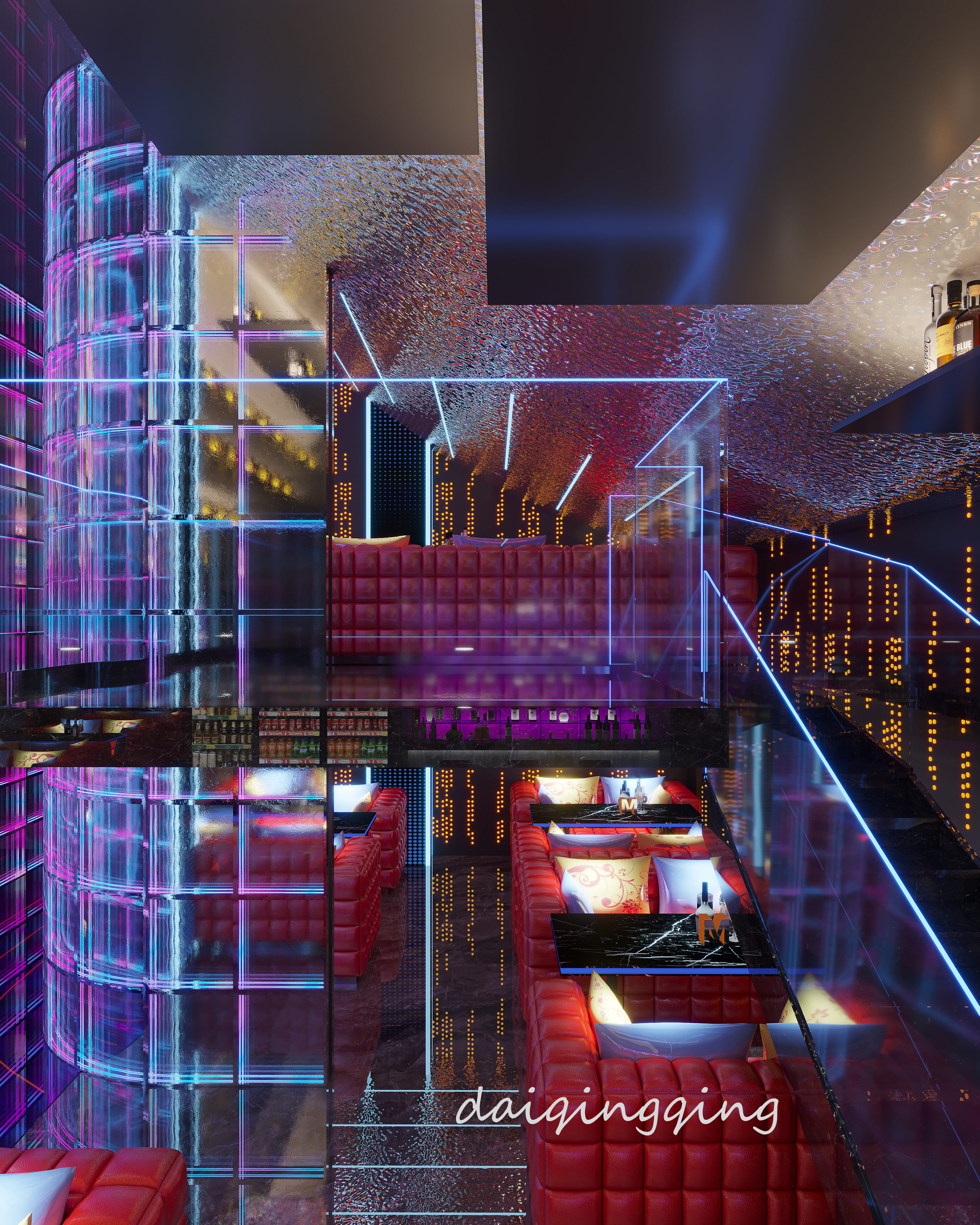 星夜传图酒吧工装设计-3