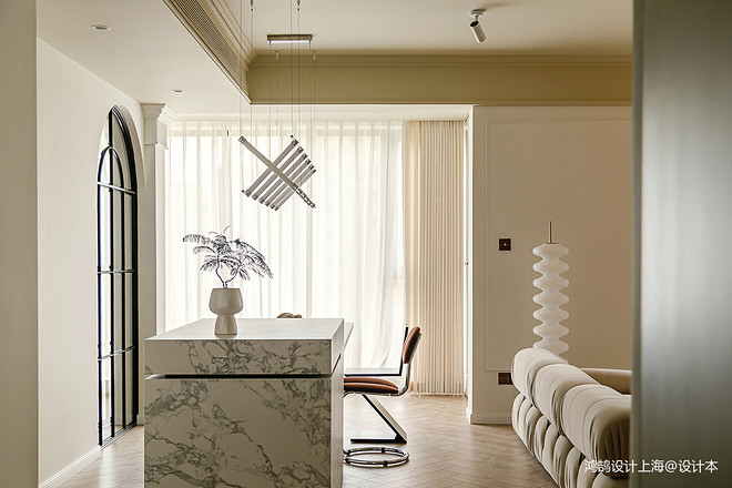 60万元三居135平米装修案例  法式复古之家-16