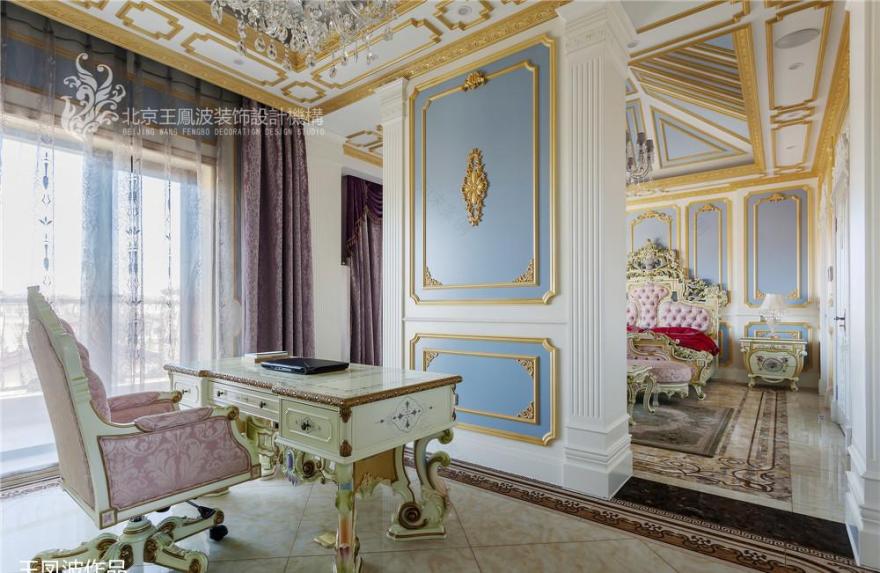 碧桂园别墅新中式样板间设计-30