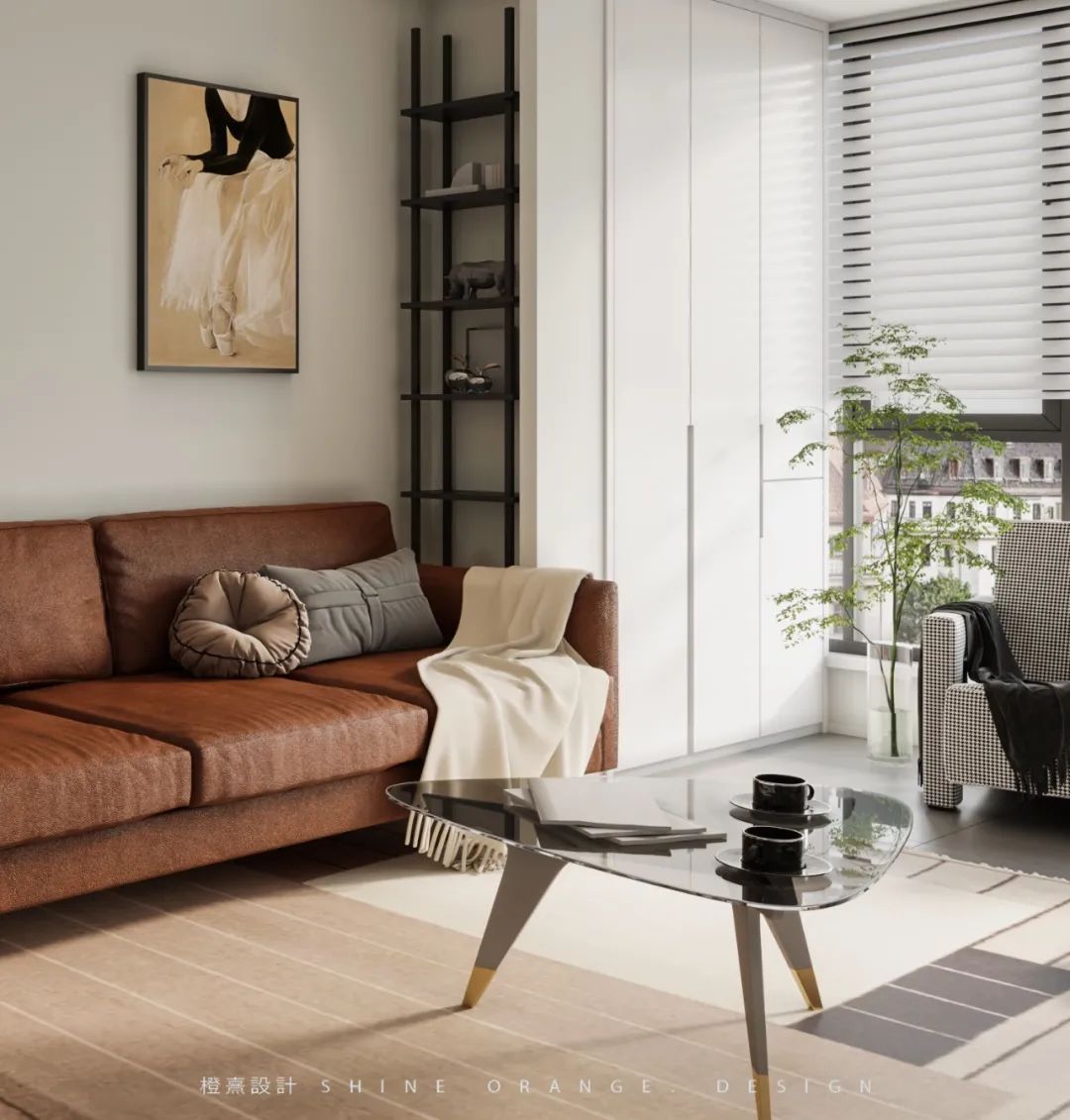 《橙熹设计》 | 混搭风格,充满温暖与趣味的家-26