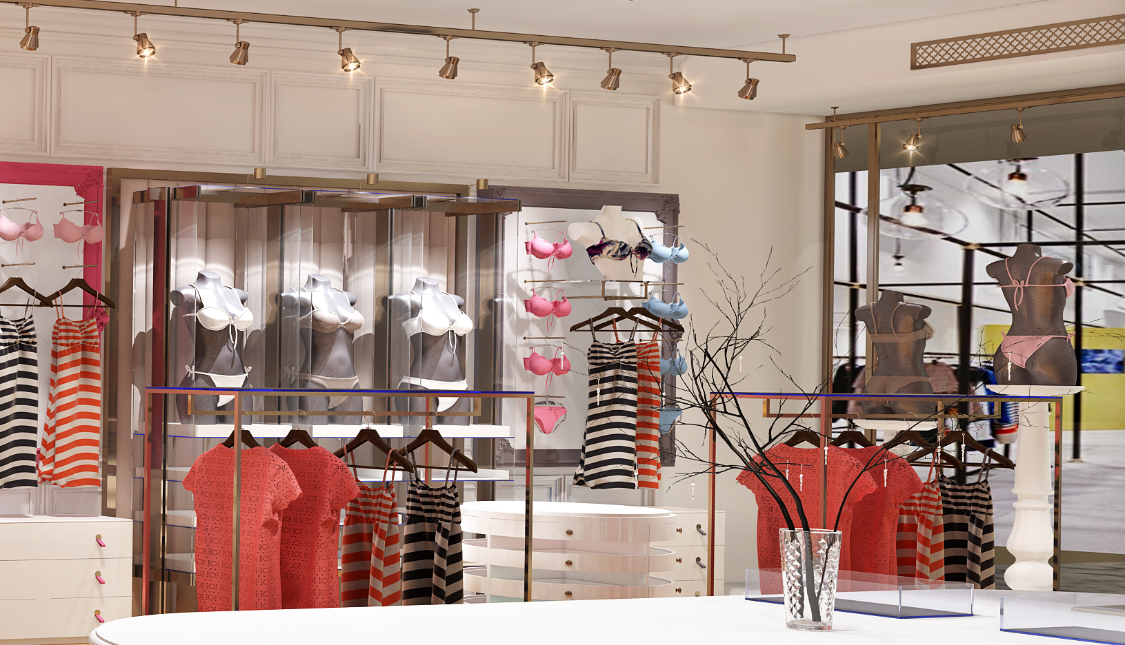 都市女人心内衣品牌终端店面升级设计-12