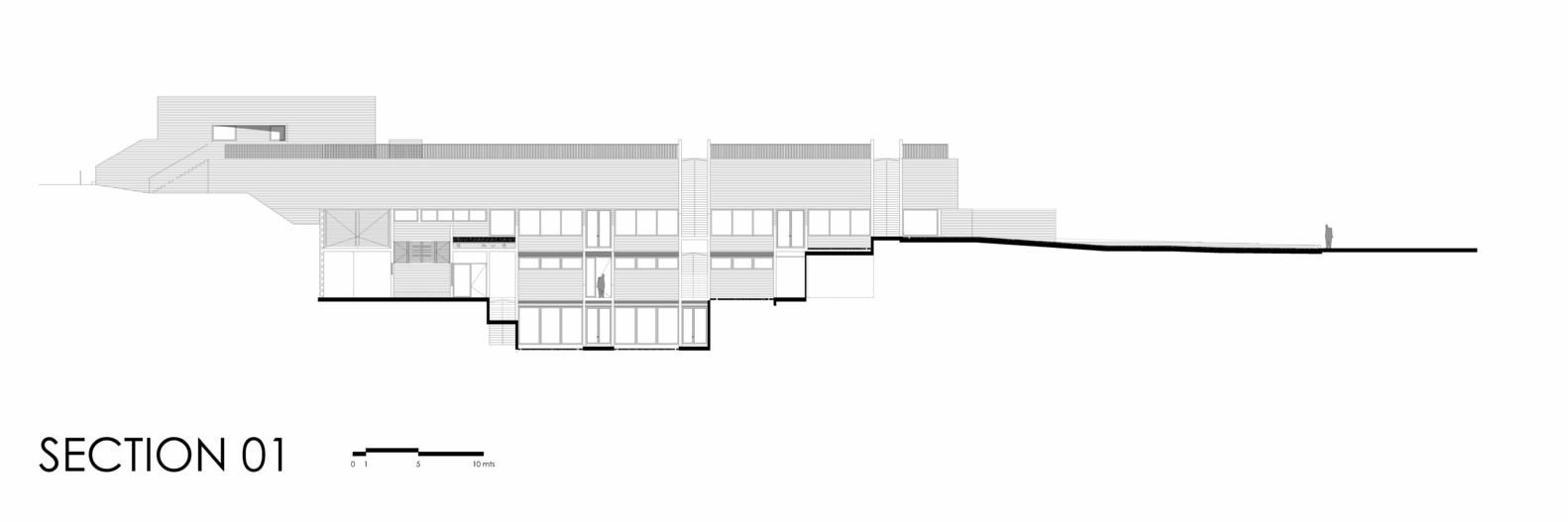 智利森林中的圣乔治学院体育馆-73