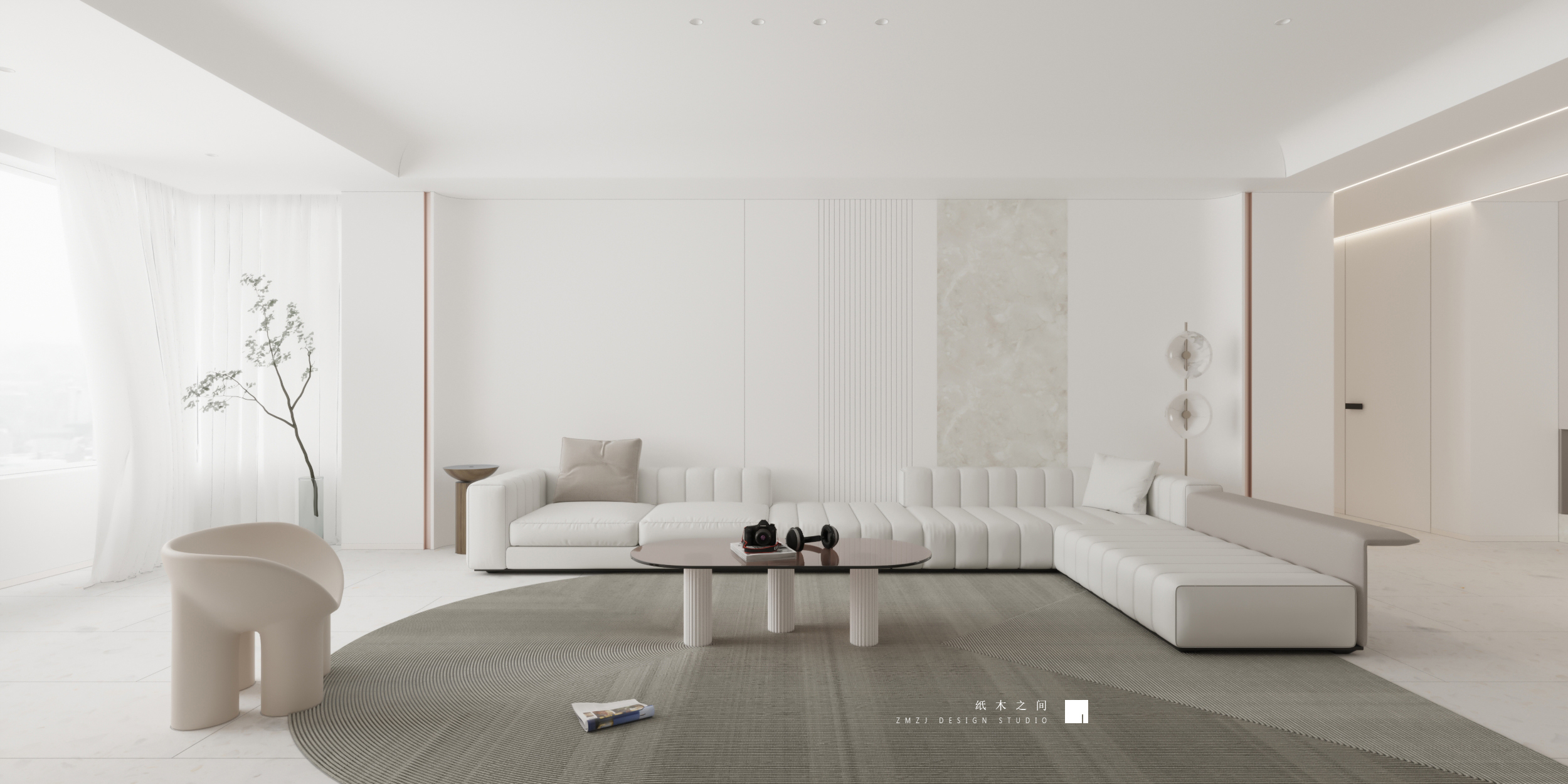 甘肃 140 平现代简约家居,纸木之间设计研究室打造-14