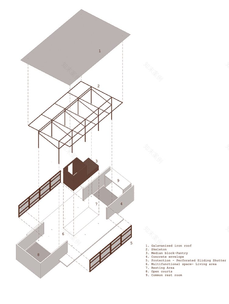 印度农村临时居住空间设计-41