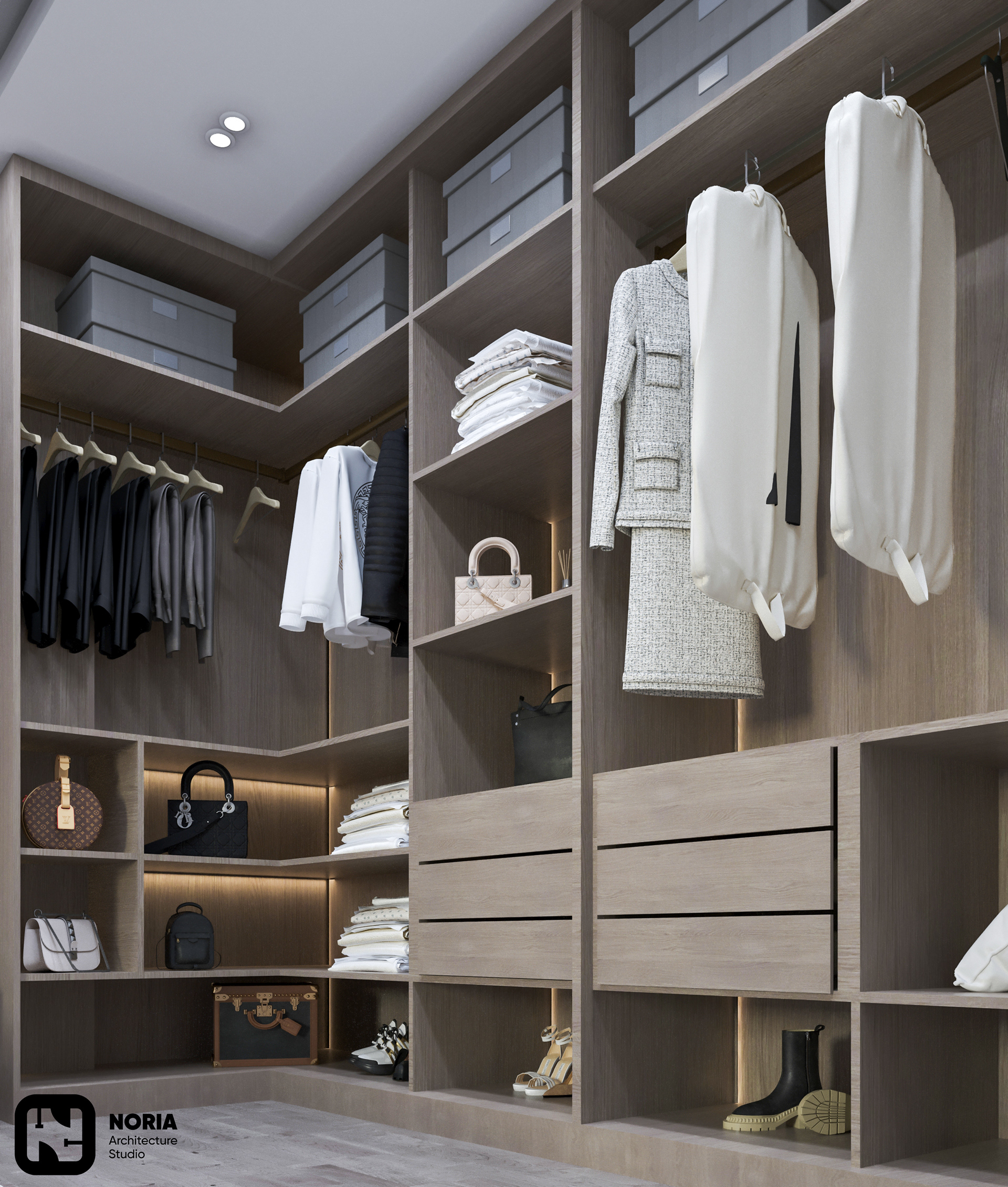 主卧室和施工详图丨埃及丨Noria Studio-11