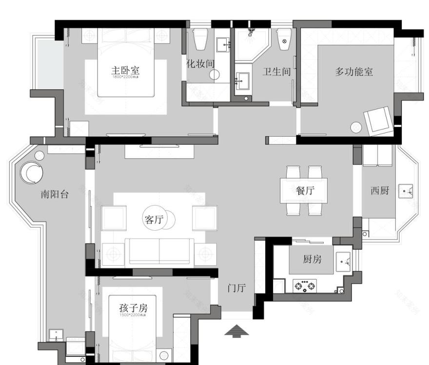爱与自由 · 135㎡优雅田园家居设计-15