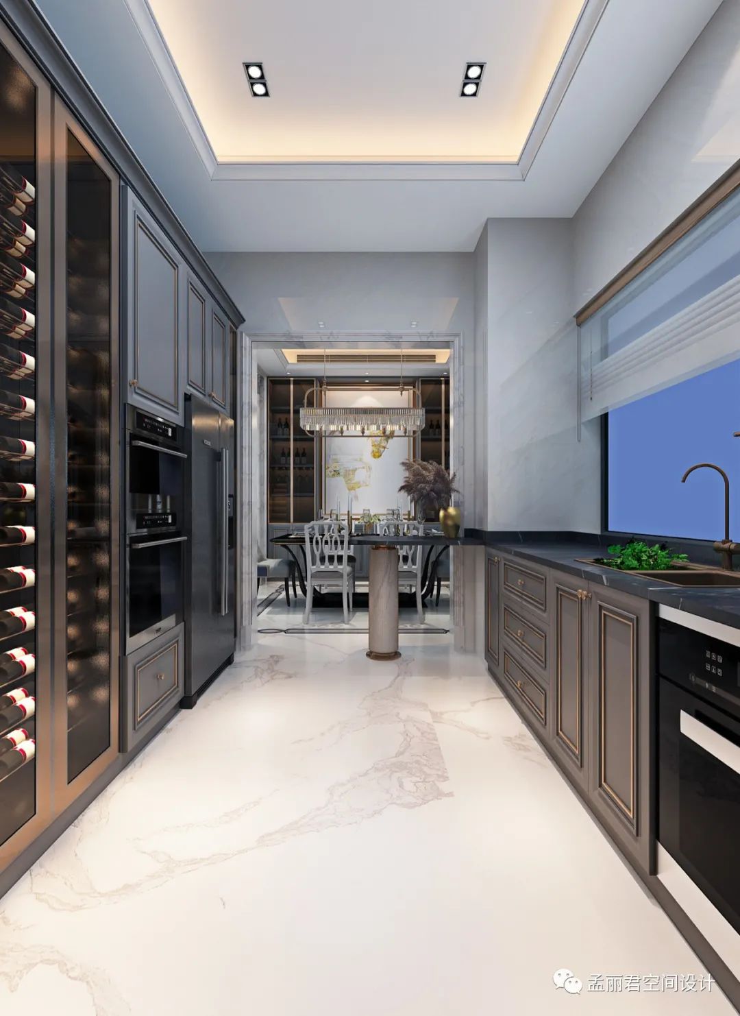 碧桂园翡翠世家别墅 | 低调优雅的美式轻奢生活空间-11