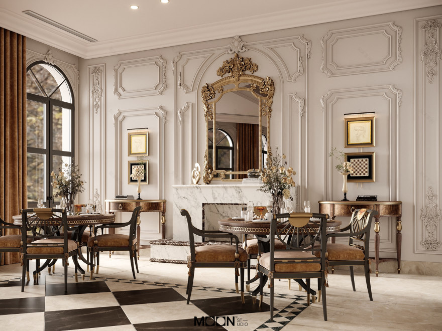 家装餐厅丨阿联酋迪拜丨Moon Studio-3