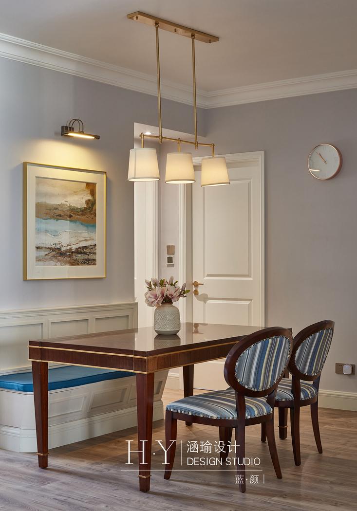 涵瑜设计丨平层书香独韵,盛世蓝颜-15