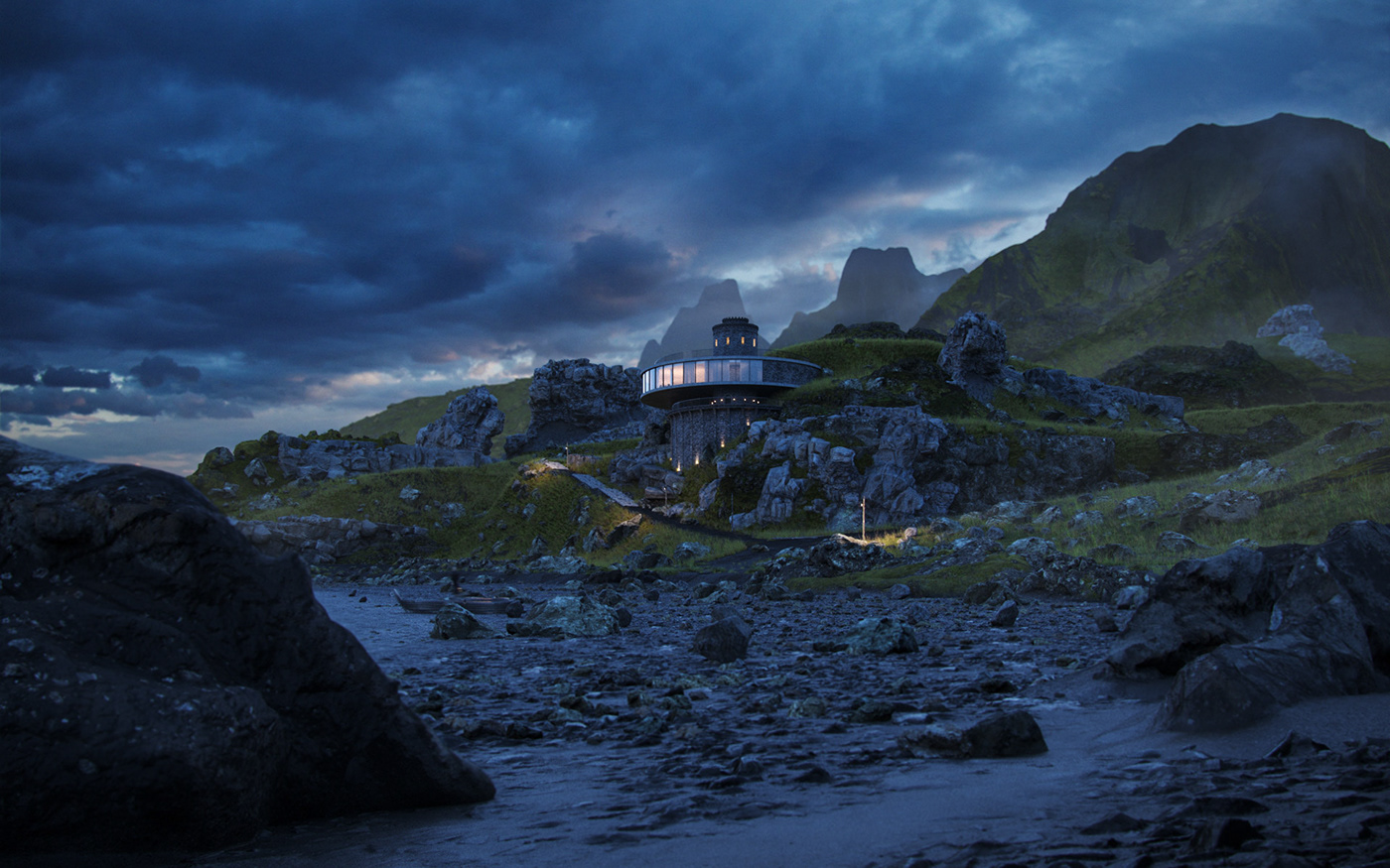 北欧海滩度假酒店概念丨Guilherme Alexandre-6