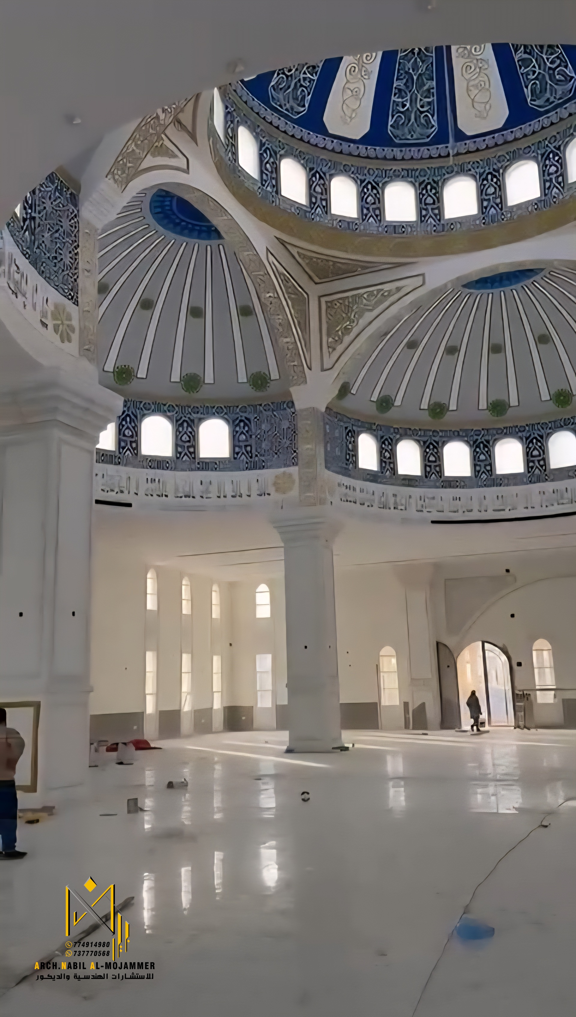 Modern Ottoman Mosque Interior Design-8