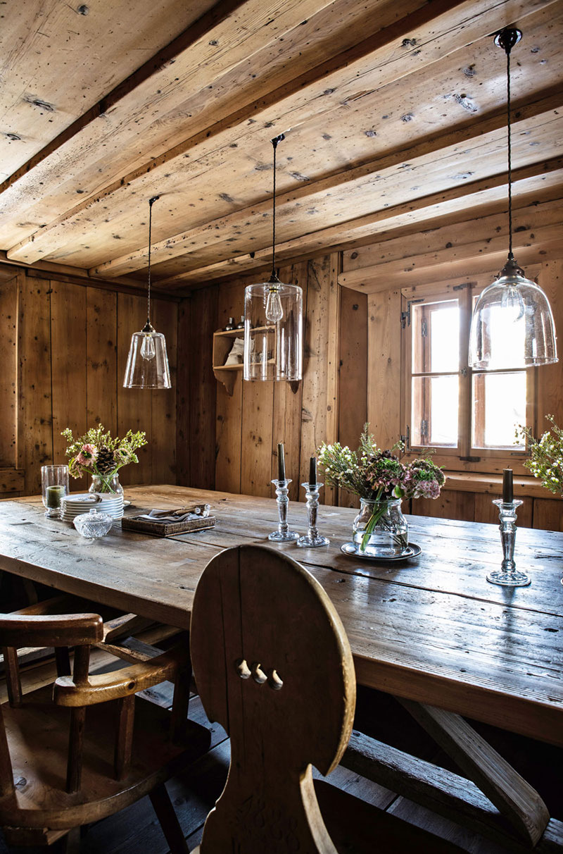 瑞士百年山间别墅，传统与现代的完美融合-6