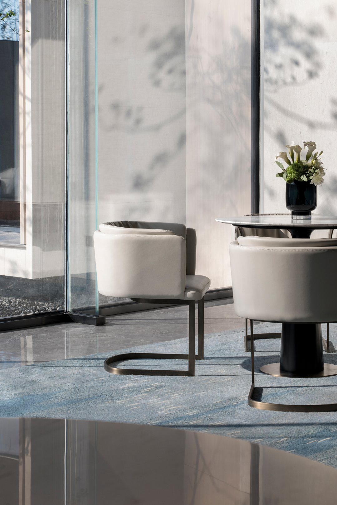   明德设计丨无锡招商雍荣府售楼部  室内设计  丨中国无锡-53