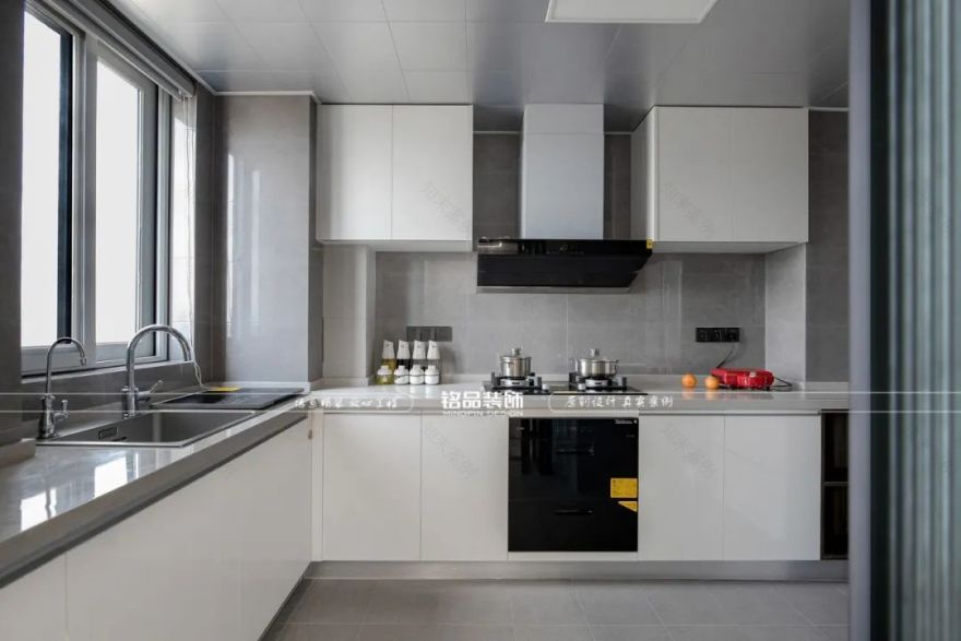 三堡家园现代轻奢风室内设计丨铭品装饰-37