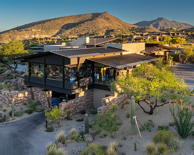 Private Club Architecture - Renegade Clubhouse at Desert Mountain - DTJ Design-26