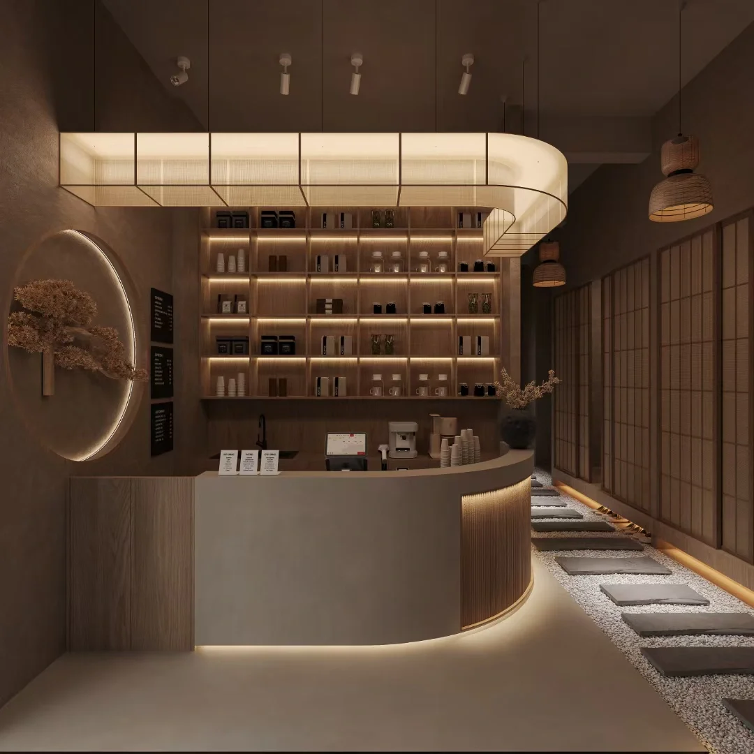 “新中式”风餐厅——浮华中透着精美-4