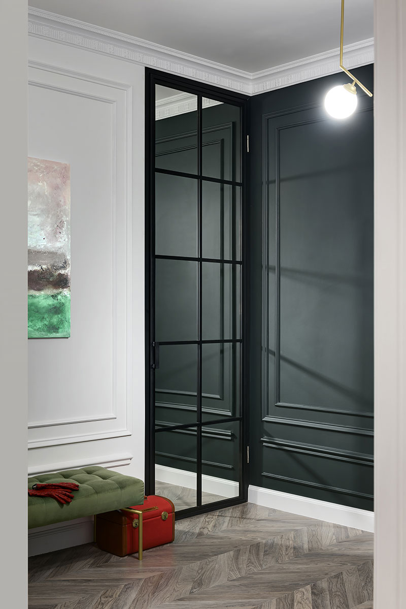 乌克兰时尚租赁住宅，隐藏式床设计独特-13