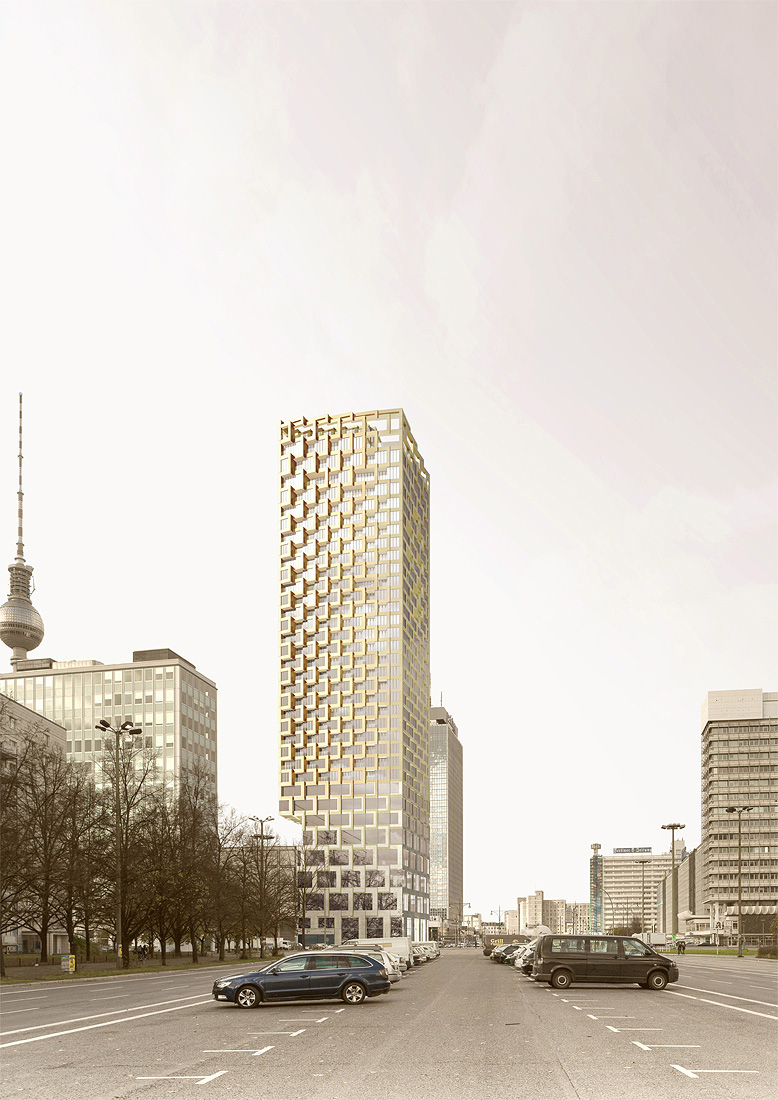 柏林亚历山大广场公寓塔楼丨德国丨kleihues+kleihues,Jan Kleihues-0
