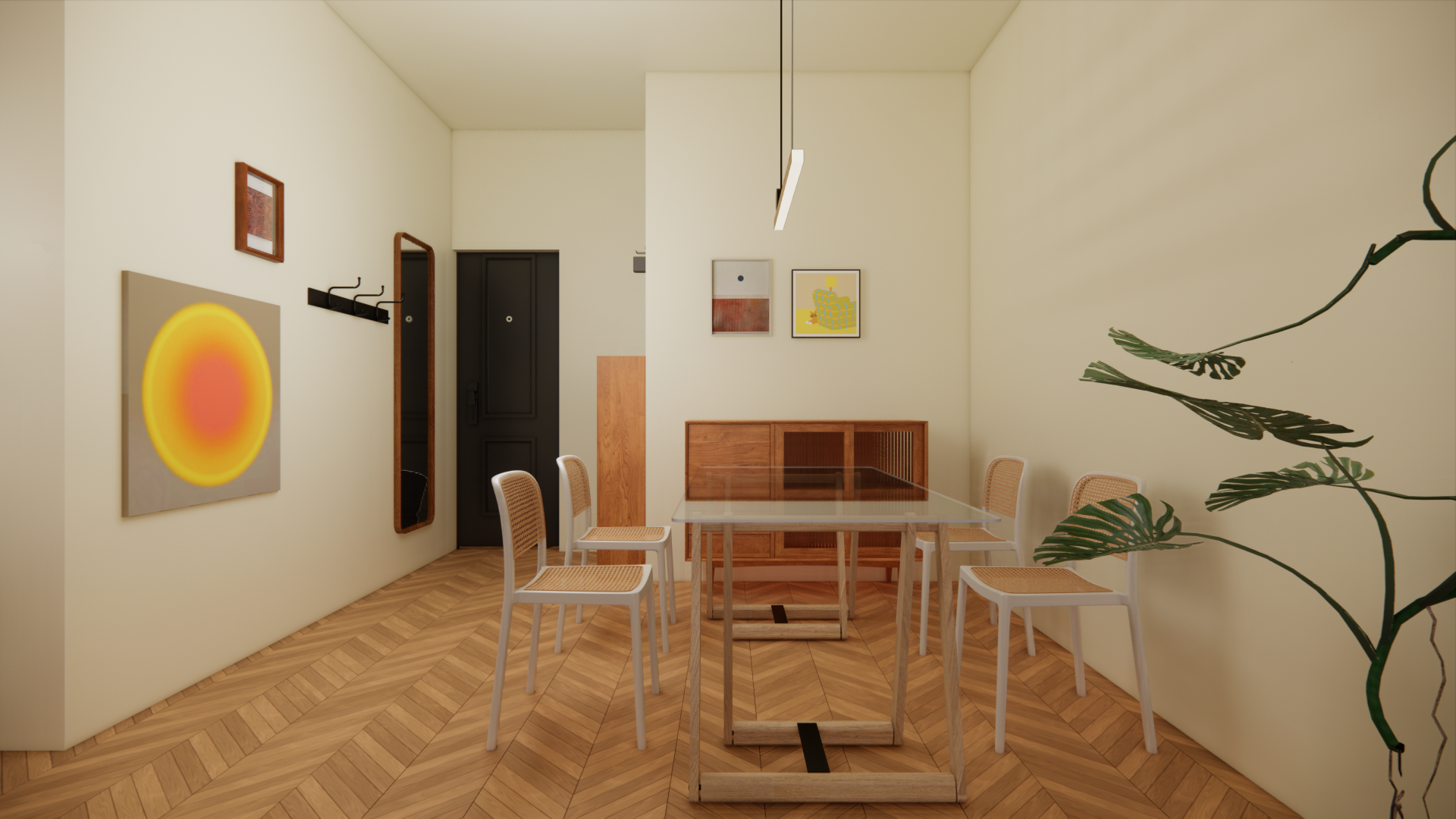 暖色室内搭配-3