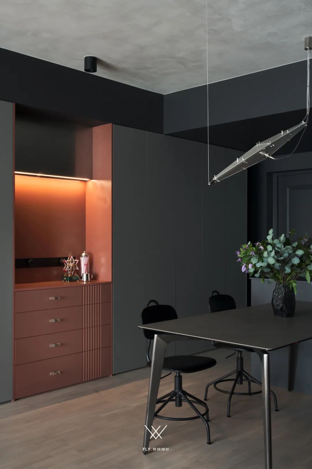 黑镜·颜色 · 极简家居艺术设计丨中国杭州丨菲拉设计-36