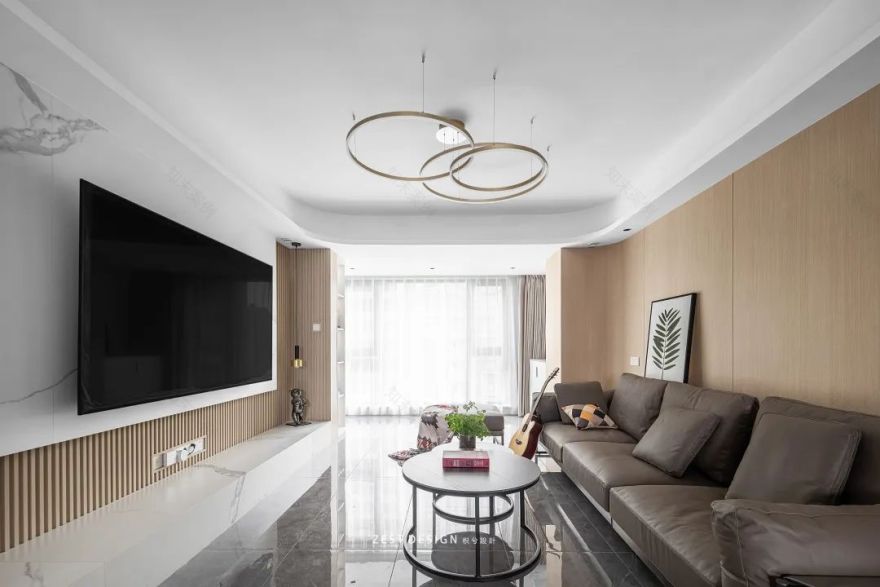 世茂香槟湖 140 平米轻奢原木风家居设计丨中国常州-24