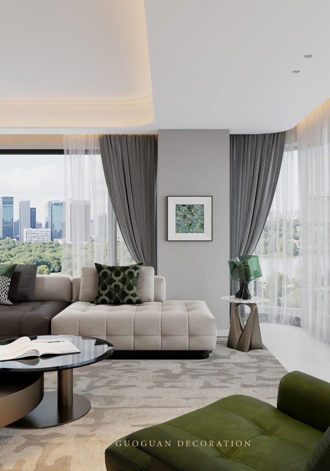 国冠装饰|浙江金华·湖海大观，在城市之上，雕琢一处心安之所-37