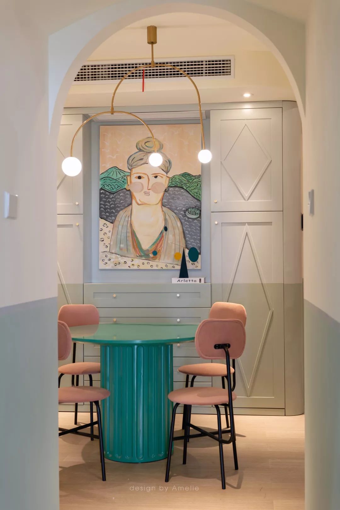 88㎡武汉住宅 | 红配绿温暖空间,以人为本的设计理念-44