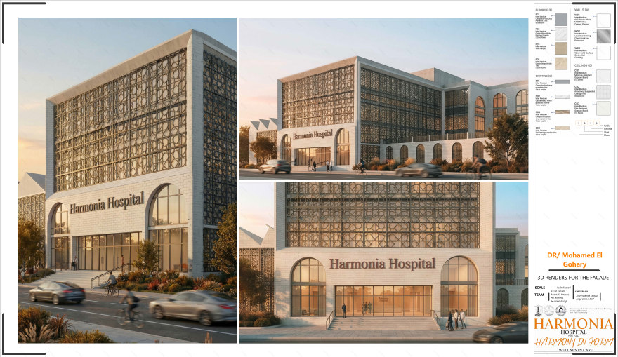 HARMONIA 100床综合医院技术与施工图及工程量清单项目丨塞得港大学工程,建筑与城市规划系-32