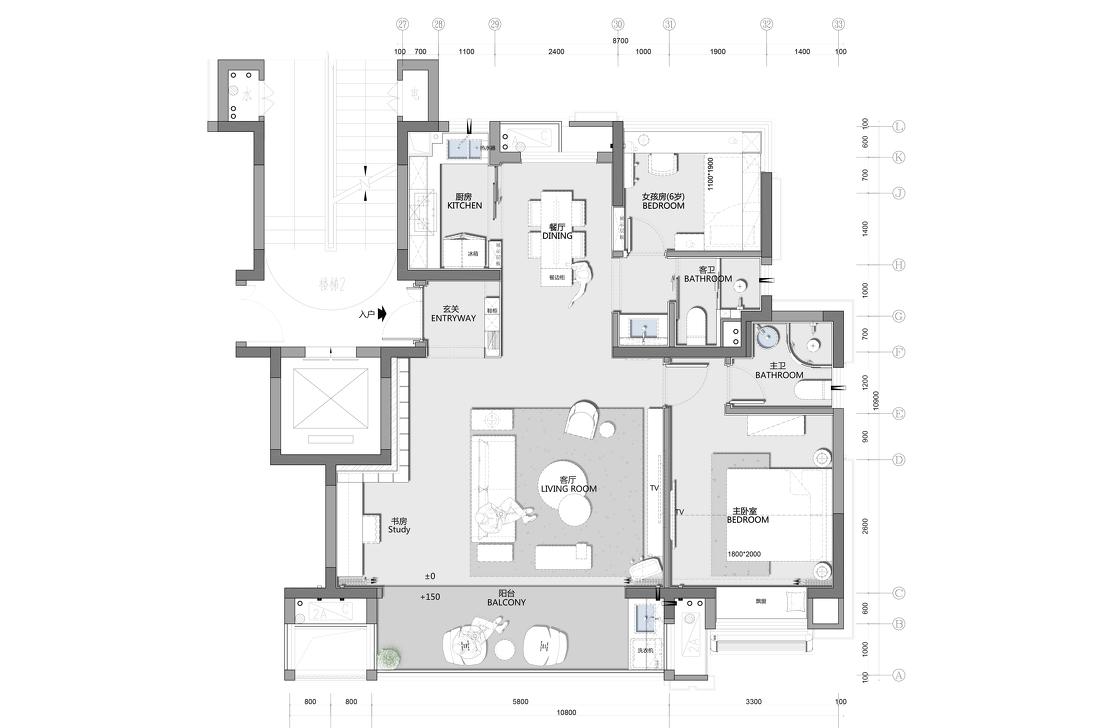 德沐设计打造合肥力高大发·君御天下现代人居空间-37