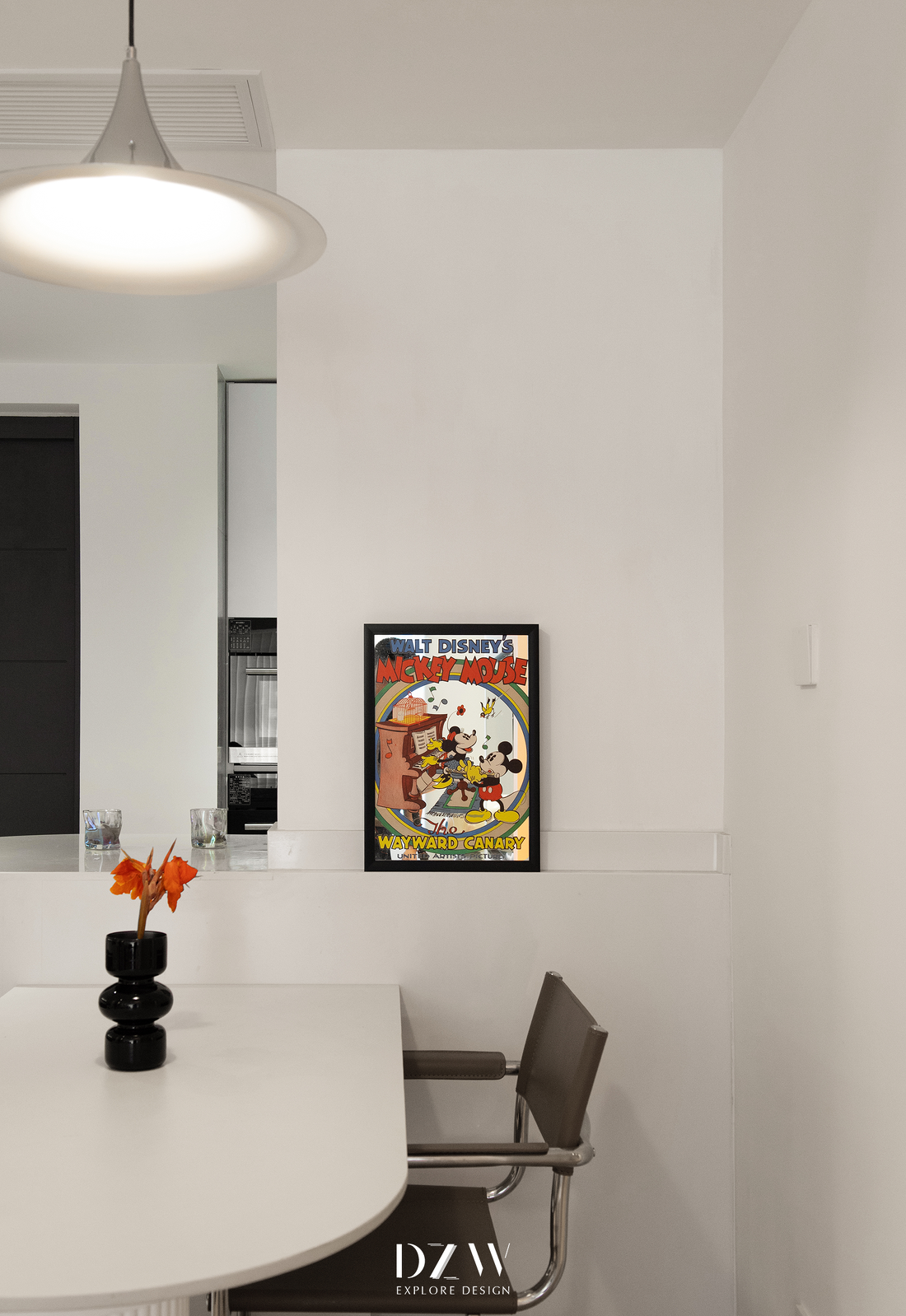 弧形拱门,波浪墙面新居设计-13