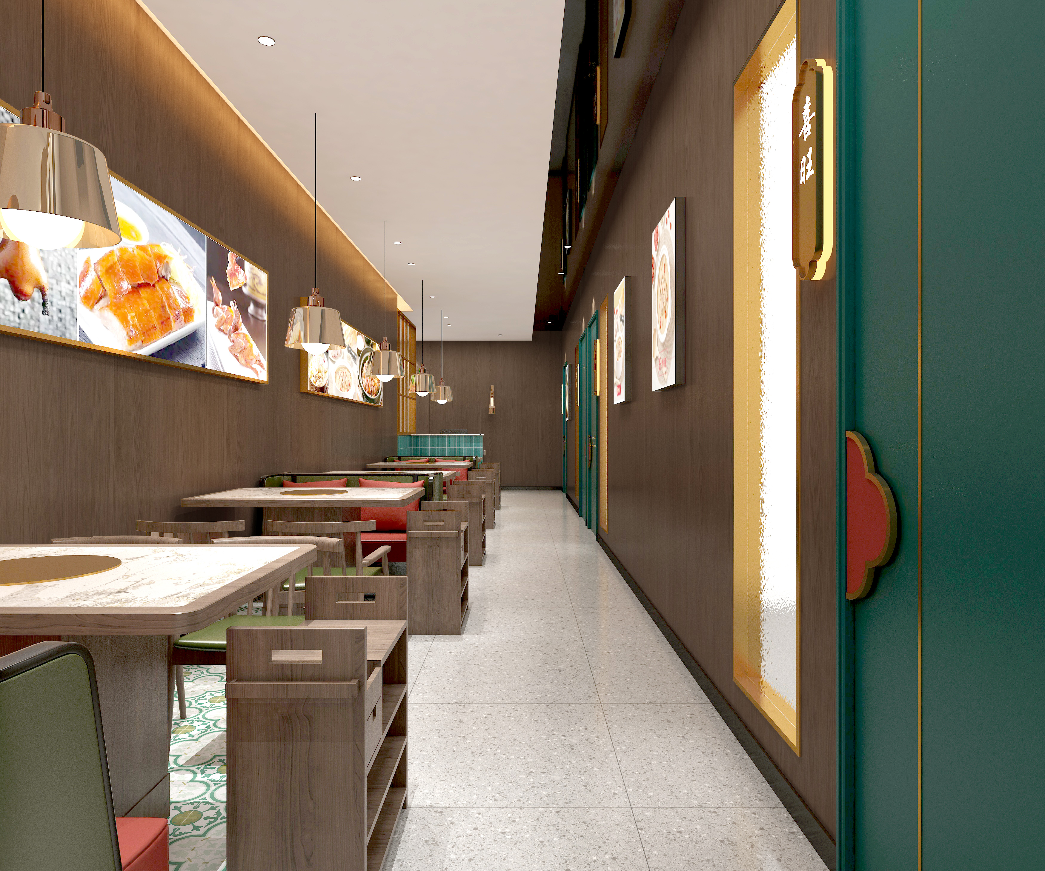 粤菜饭店室内设计项目-21